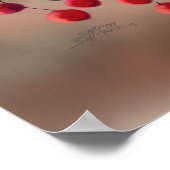 CHICKADEES EN RED BERRIES VAN SHARON SHARPE POSTER (Hoek)