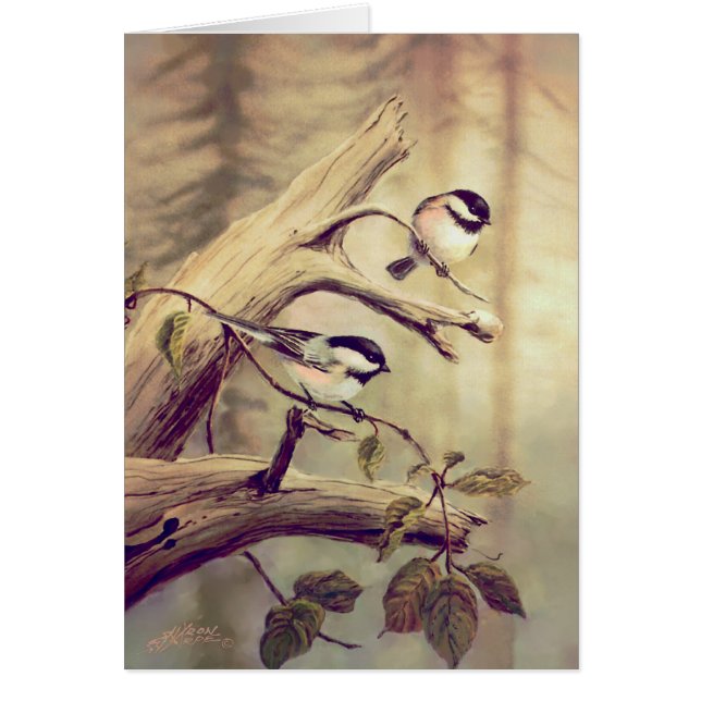 CHICKADEES par SHARON SHARPE (Devant)