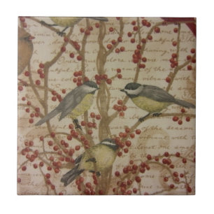 Chickadees Tegeltje