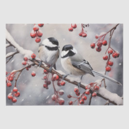 Chickadees Tissuepapier