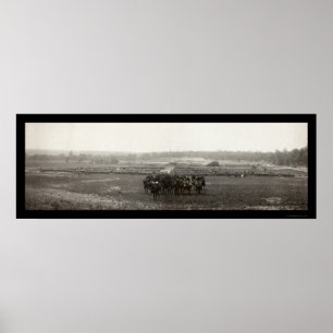 Chickamauga Army Foto 1898 Poster