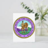 Chickasaw Seal Briefkaart (Staand voorkant)