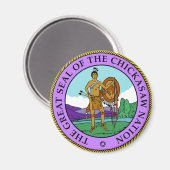 Chickasaw Seal Magneet (Voorkant / Achterkant)
