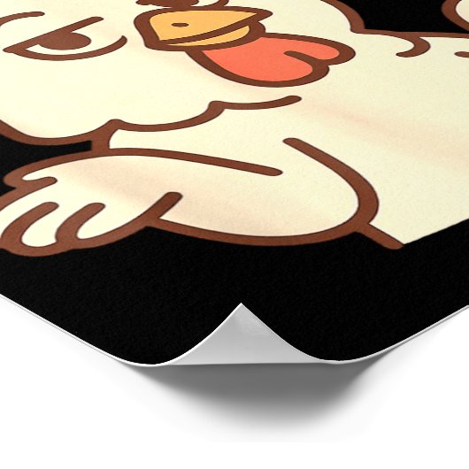 Chicken 67 Meme Six Seven Funny Gen Alpha Poster (Hoek)