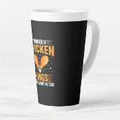 Chicken Art Chicken Wing Latte Mok (Rechterhoek)