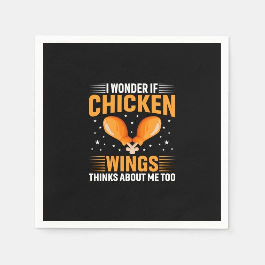 Chicken Art Chicken Wing Servet (Voorkant)