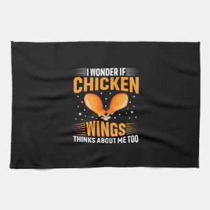 Chicken Art Chicken Wing Theedoek