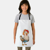 Chicken as Farmer with Hat Schort (Insitu)