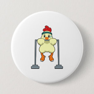 Chicken at Fitness Pull-ups Ronde Button 7,6 Cm