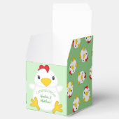 Chicken Baby shower Green Bedankdoosjes (Geopend)