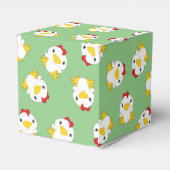 Chicken Baby shower Green Bedankdoosjes (Achterkant)