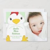Chicken Baby shower Green Kaart (Voorkant)