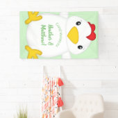 Chicken Baby shower Green Spandoek (Insitu)