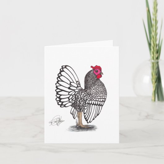 CHICKEN BEDANKKAART (Voorkant)