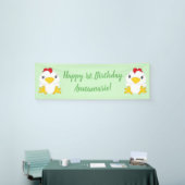 Chicken Birthday Party Green Spandoek (Beurs)
