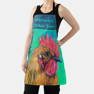 Chicken Boerderij Personalized Schort