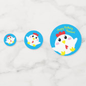 Chicken Boerderij verjaardagsfeestje Kinder Confetti (Voorkanten)