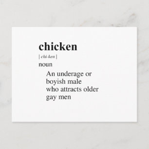 CHICKEN BRIEFKAART