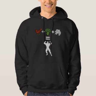 Chicken Broccoli Rice Bodybuilding Diet Funny Spor Hoodie