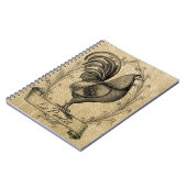  Chicken Burlap Notitieboek (Linkerzijde)