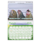 Chicken Calendar Kalender (Mar 2026)