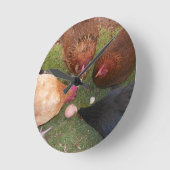 Chicken Clock Ronde Klok (Hoek)