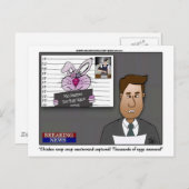 Chicken Coop Coup Masterbrein Briefkaart (Voorkant / Achterkant)