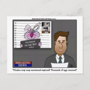 Chicken Coop Coup Masterbrein Briefkaart