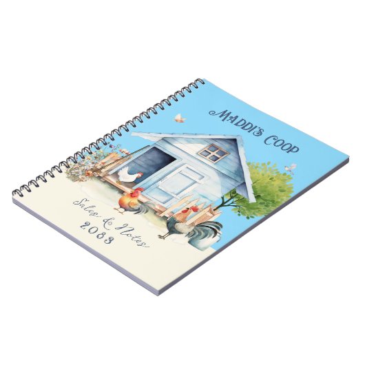 Chicken Coop Manager Custom Notitieboek (Linkerzijde)