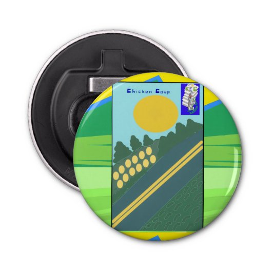 Chicken Coup  Button Flesopener (Voorkant)