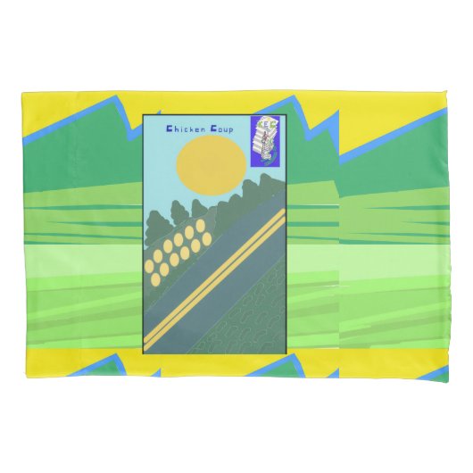 Chicken Coup Kussensloop (Voorkant)