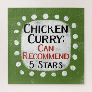 Chicken Curry Review 5 Sterren Jigsaw Puzzel