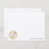 Chicken Custom Bedankt voor je briefkaart (Voorkant / Achterkant)