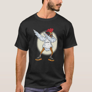 Chicken Dabbing Chickens Farm Farmer Dab Dance T-shirt
