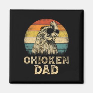 Chicken Dad Chicken Lovers Daddy Father&#; Magneet