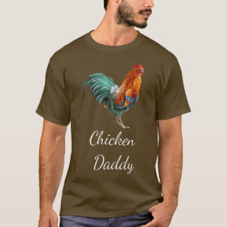 Chicken Dad Funny Chicken Farmer Chicken Dad Roo T-shirt