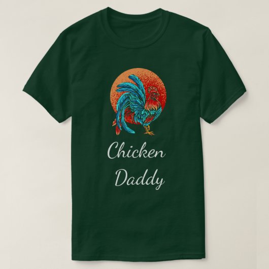 Chicken Dad Funny Chicken Farmer Chicken Dad Roo T-shirt (Design voorkant)