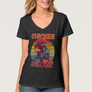Chicken Daddy   a fun design for every rooster in  T-shirt