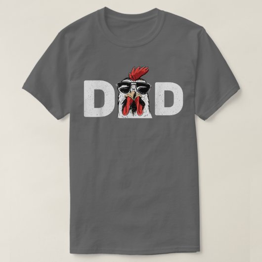 Chicken Daddy Chicken Dad Farmer Poultry Farmer T-shirt (Design voorkant)
