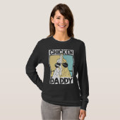 Chicken Daddy farmer farming chickens  1 T-shirt (Voorkant volledig)