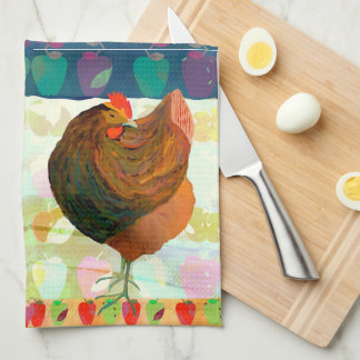Chicken Dance Kitchen Tea Towel Theedoek