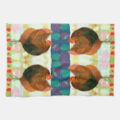 Chicken Dance Kitchen Tea Towel Theedoek (Horizontaal)