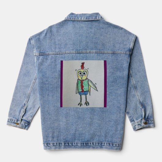Chicken Denim Jacket (Achterkant)