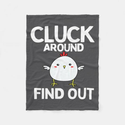 Chicken Easter Chick  Fleece Deken (Voorkant)