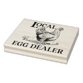Chicken Egg Dealer Funny Rubberstempel (Stempel)