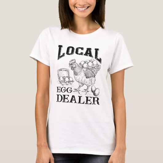 Chicken Eggs Funny Hen T-Shirt (Voorkant)