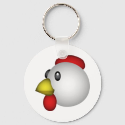 Chicken - Emoji Sleutelhanger (Voorkant)