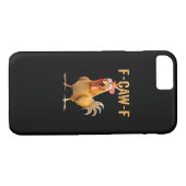 Chicken F-Caw-F Funny Trendy Case-Mate iPhone Case (Achterkant (Horizontaal))