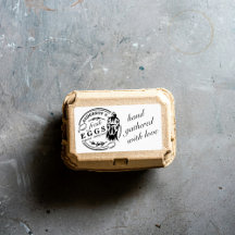 Chicken Family Boerderij Eierkarton Etiket