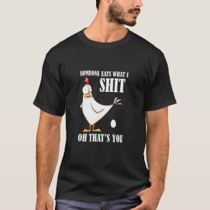 Chicken Farmer Rooster Woman Agriculture Chic T-shirt